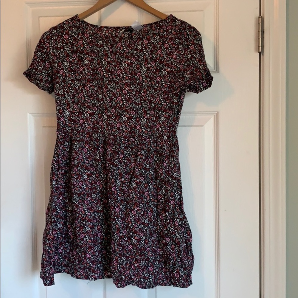 H&M Floral Peplum Shirt